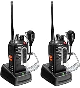 Radios Walkie Talkies for Adults: MaxTalker MT-8S Walkie Talkies with Earpiece, Walkie Talkies Lo...