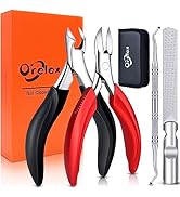 Orelex Toenail Clippers for Seniors Thick Toenails, Toe Nail Clippers Adult Long Handle for Men, ...