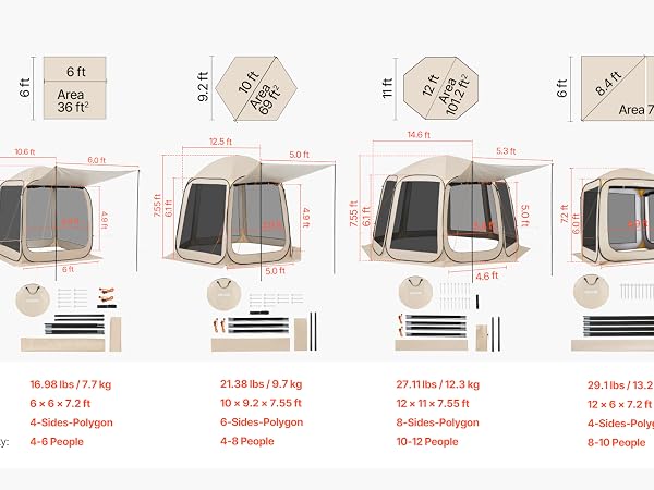 collapsible keep bugs out open quick outsunny 10x10 eastpak bubble fantik story zip 6x6 sidewalls