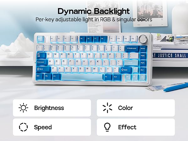 F75 wireless gaming keyboard