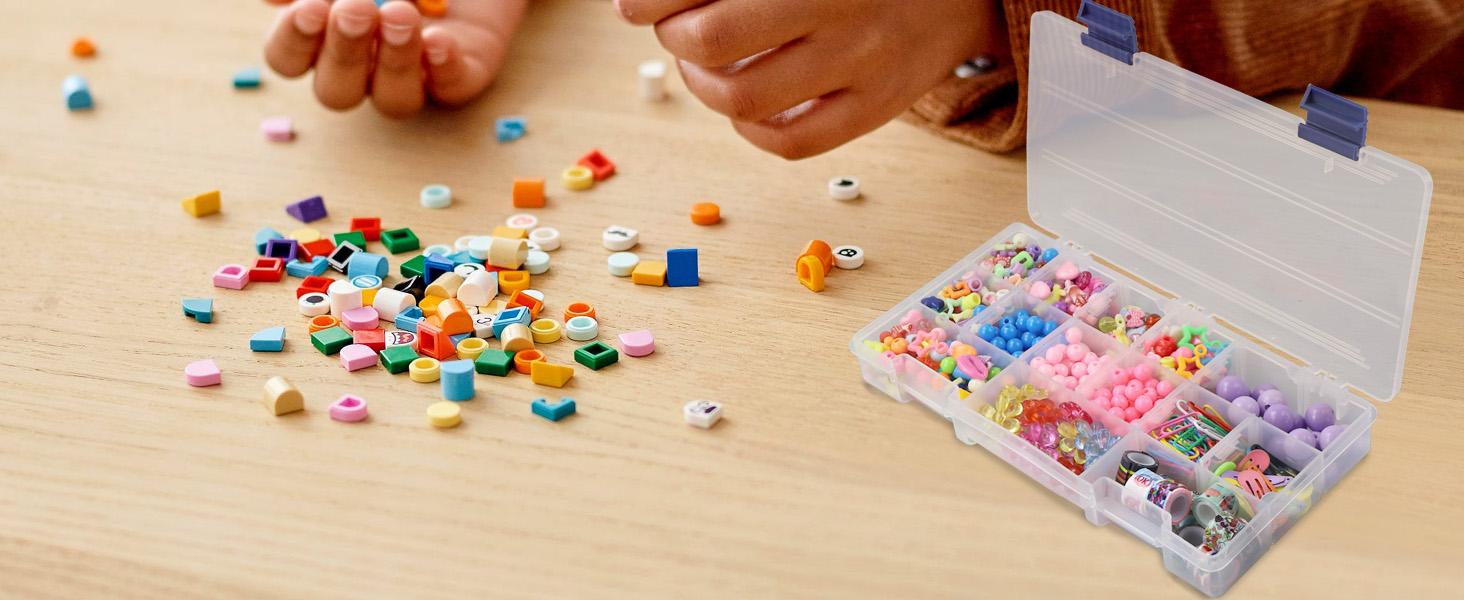 3500 Tackle Box, Clear, 2 Pack