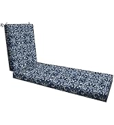 Honeycomb Outdoor Chaise Cushion for Patio Furniture, 21 x 70, Essentials Boheme