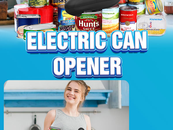 auto can opener, under cabinet can opener electric, handheld electric can opener