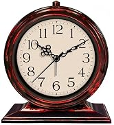 Noubnea Retro Loud Alarm Clock for Heavy Sleepers, 4.5" Plastic Analog Battery Operated Alarm Clo...
