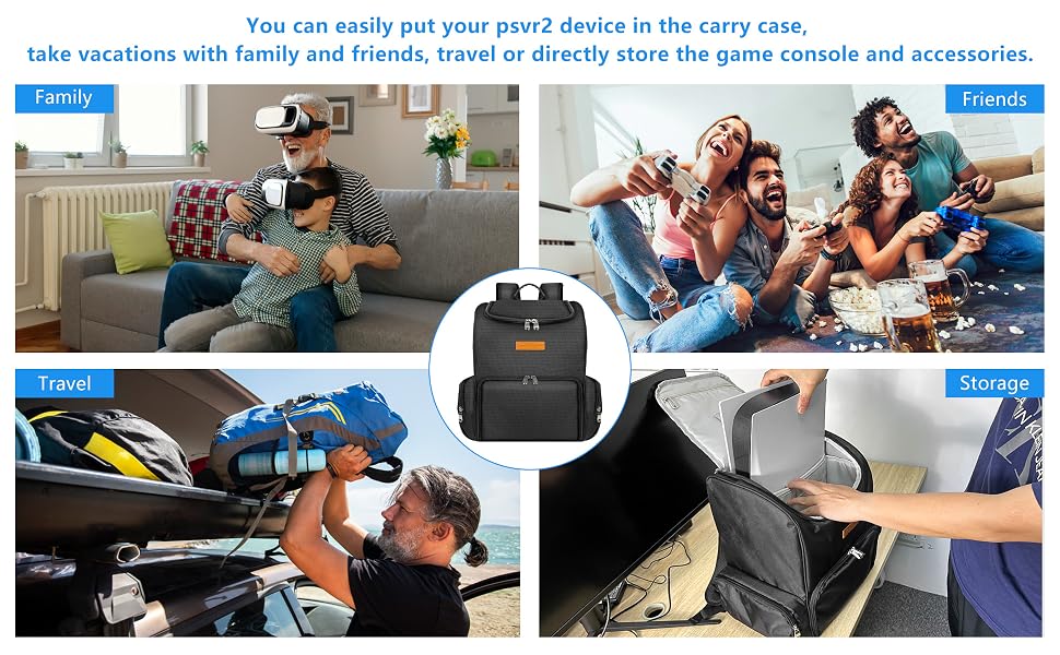 PS5 VR2 case bag, take vacations with family or friends