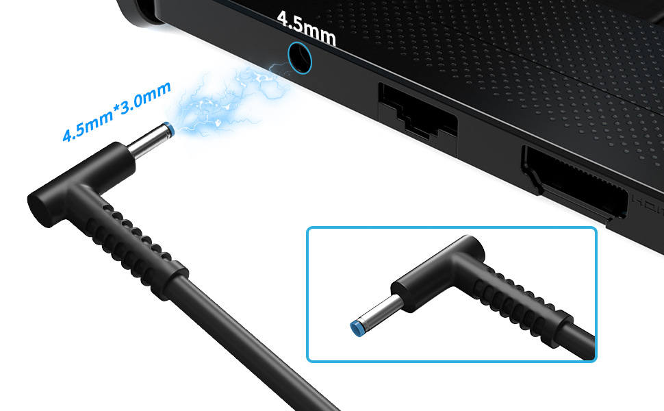 The tip of hp 120W power adapter is 4.5mm*3.0mm