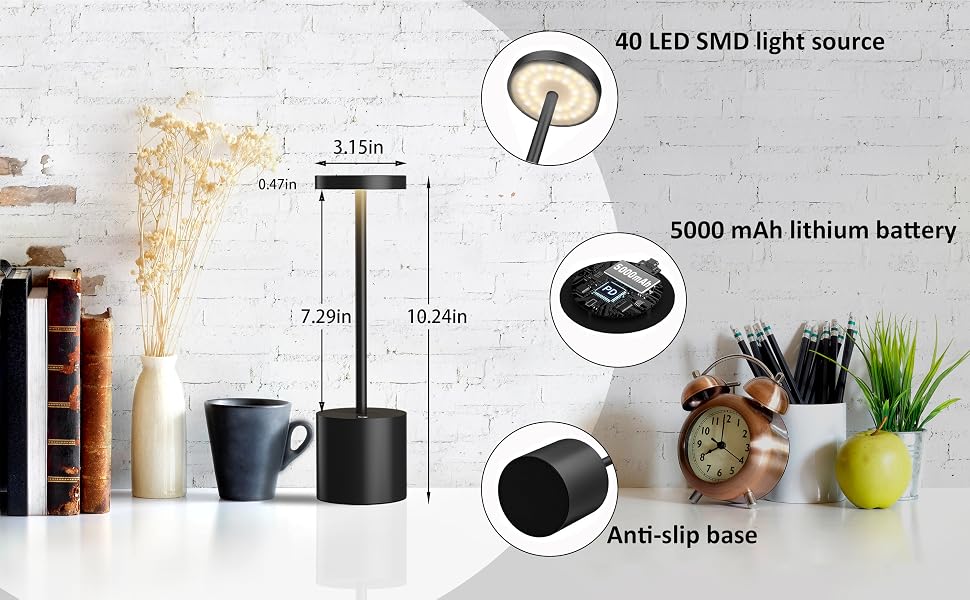 cordless table lamp