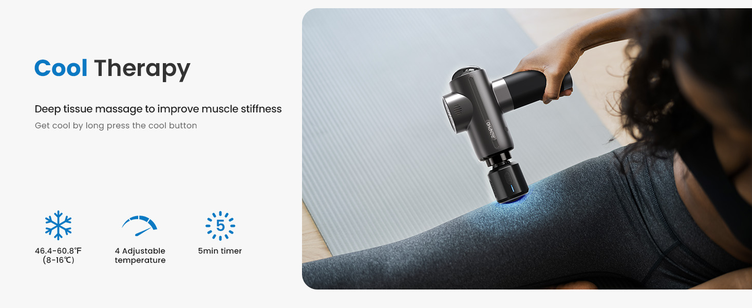 massage gun with cold