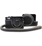 VOVMOEYA for Panasonic Lumix DC-ZS99 Case - PU Leather Scratch-Resistant Cover for Lumix ZS99 cas...
