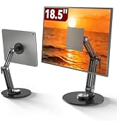 Jakeko Magnetic Portable Monitor Stand 15.6" - up to 16" 18.5 inch Tablet Holder for iPad VESA Mo...