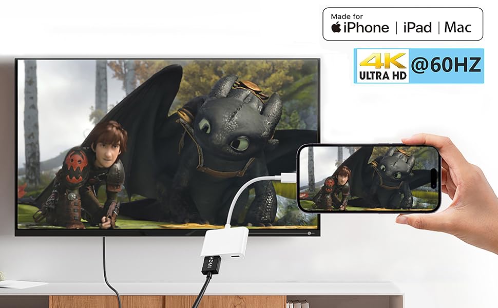 USB-C to HDMI Adapter 4K@60Hz