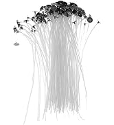 BWESOO 20 Pieces/Set Candle Wicks pre-Waxed Wick with Candle for DIY Candle Making 100mm Low Smok...