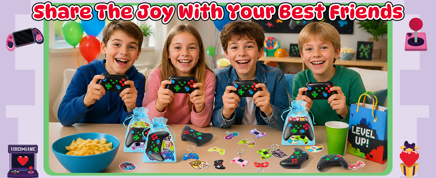 Video Game Handle Squishy Toy Party Favors