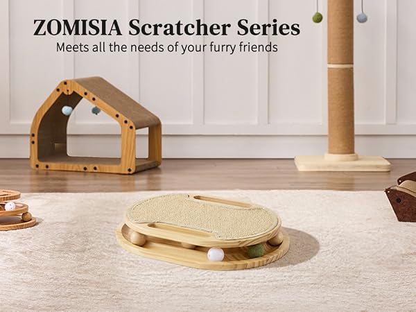 Cat Scratcher with Ball