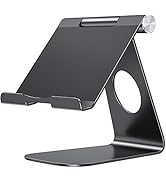OMOTON Tablet Stand Holder Adjustable, T1 Desktop Aluminum Tablet Dock Cradle Compatible with iPa...