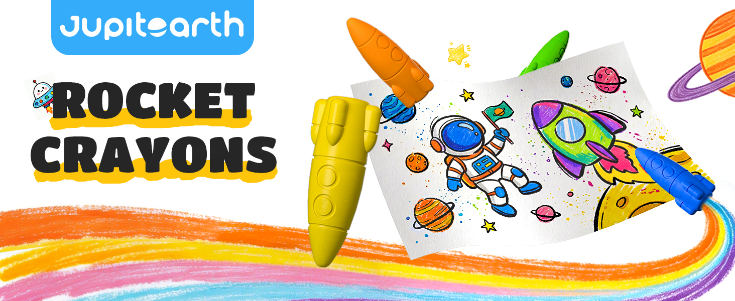 rocket crayons for toddler