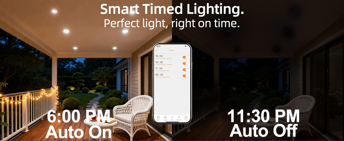 Smart Timed Lighting