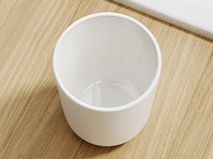 Easy to clean cup inner