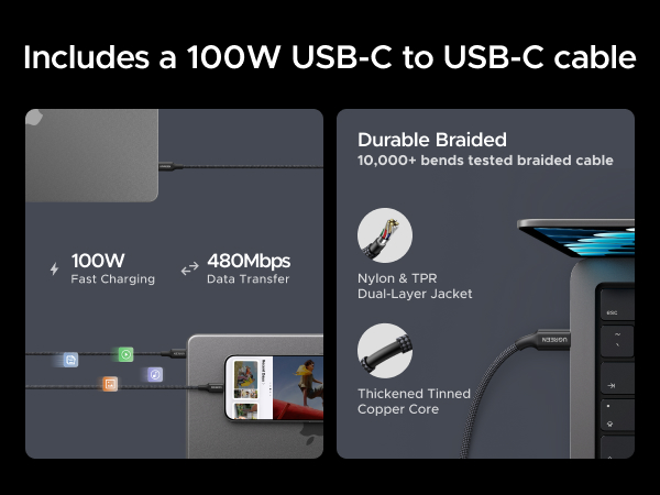 UGREEN NEXODE AIR 100w USB C CHARGER BLOCK