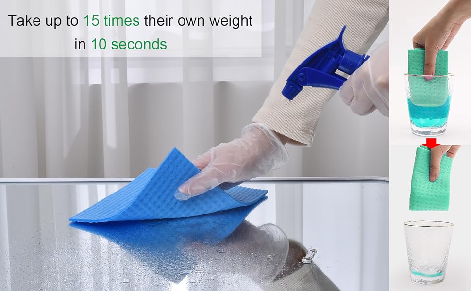 Swedish Dish Clothes for Kitchen Towels Cleaning Sponge Towels Kitchen Clothes Kitchen Towels