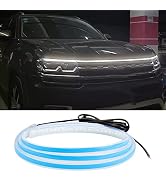 Led Lights for Car, Exterior Lights for Cars 59 Inch Car Hood Led Strip 12V White Car Hood Light ...