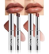 HHLTOH Deep Berry & Raisin Nude Brown Honey Tinted Lip Balm for Women, Hydrating Lip Oil Stick Li...