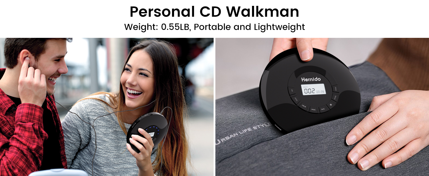Portable cd walkman