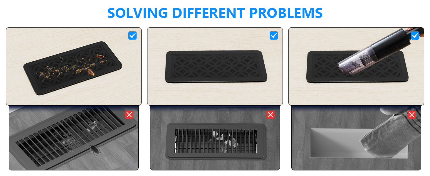 5.5x12" Floor Register Screen Vent Mesh