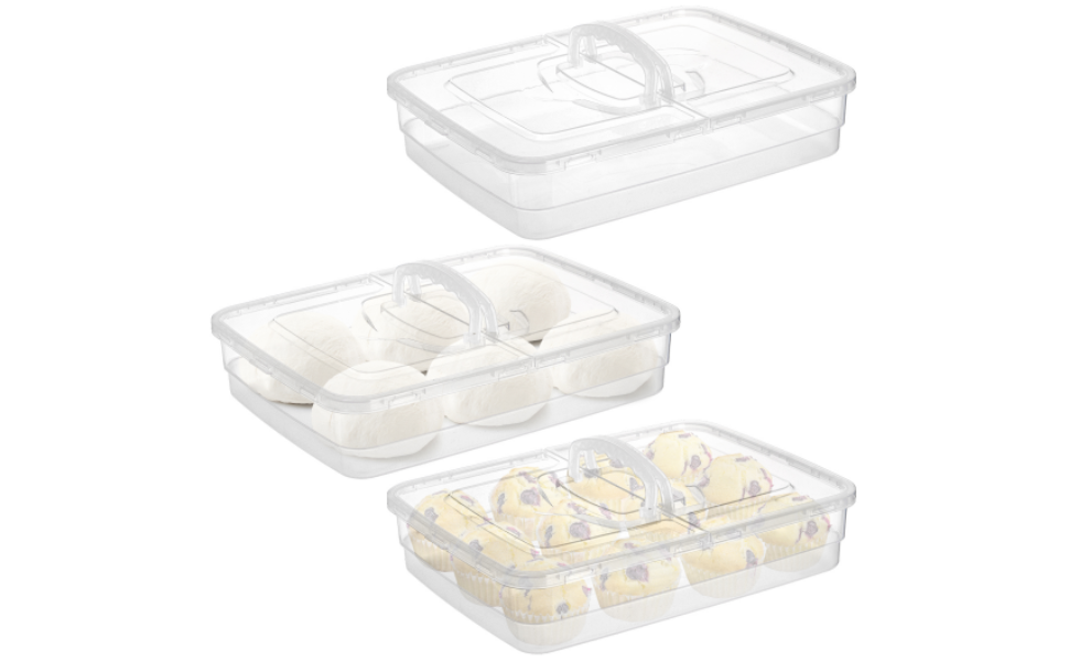 Lawei 3 Pack Pizza Dough Proofing Box