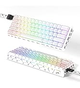 BOYI H60Pro Hollow Aluminum Rapid Trigger Magnetic Switch Keyboard,Hall Effect 8K Polling Rate RG...