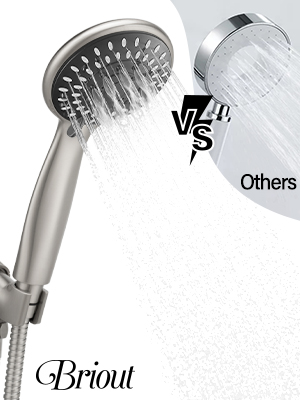 Nickel Shower Head with Handheld 300X400