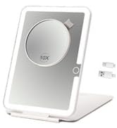 lighted mirror for travel