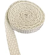 Firefly Fuels Flat Fiberglass Wick – 5 Feet x 5/8 Inch Tiki Torch Wick Replacement for Oil Lamps,...