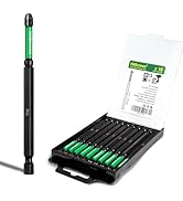 HitScrews PH3 Anti-Slip Phillips Bits 4 Inch, 10 Pack – Long Magnetic S2 Tool Steel Impact Driver...