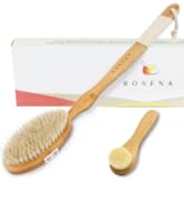 Dry Brushing Body Brush for Rejuvenating Skin – Back Scrubber for Shower – Stimulate Lymphatic Dr...