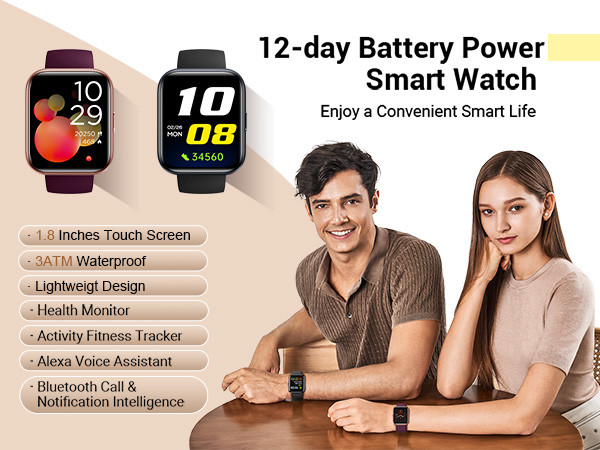 Smart watches for women Android and iPhone compatible smart watches for men best christmas gifts
