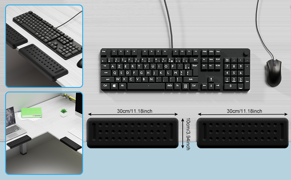 L-Shaped Desk Elbow Pads for Desk