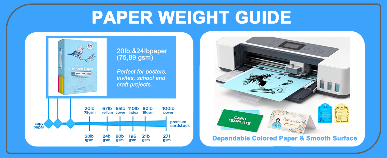 colored printer paper