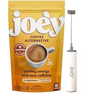 Joe'y Mushroom Coffee Alternative, Chicory Coffee Substitute with Adaptogenic Superfoods, Vegan, ...