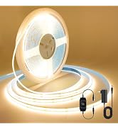AUZIWE COB LED Strip, 32.8ft Warm White 3000K COB LED Strip Light, Dimmable LED Light Strip, CRI9...