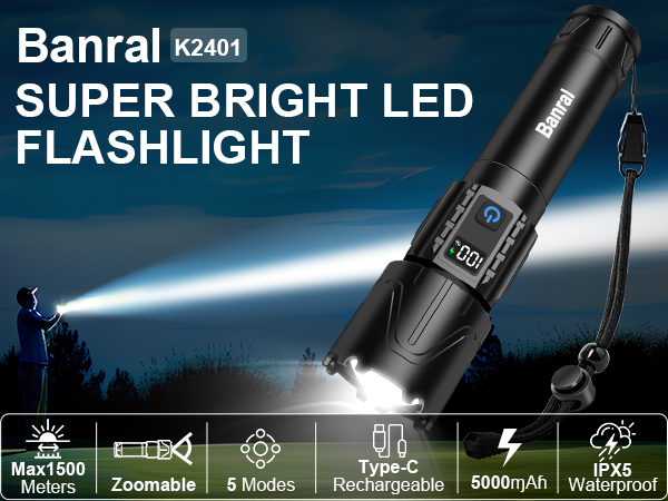 SUPER BRIGHT LED FLASHLIGHT
