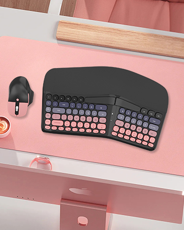 Ergonomic Wireless Keyboard and Mouse