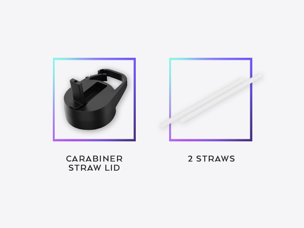 wide mouth starw water bottle with straw lid