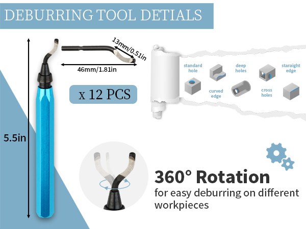 deburring tool for metal
