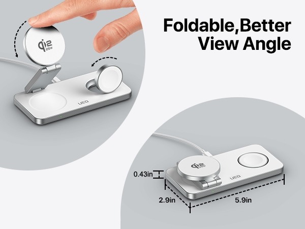 3 in 1 magnetic wireless charging statioin