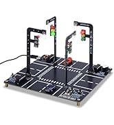 MIOYOOW LED Traffic Light Soldering Kit, STEM Educational Electronics Project with Sounds DIY Tra...