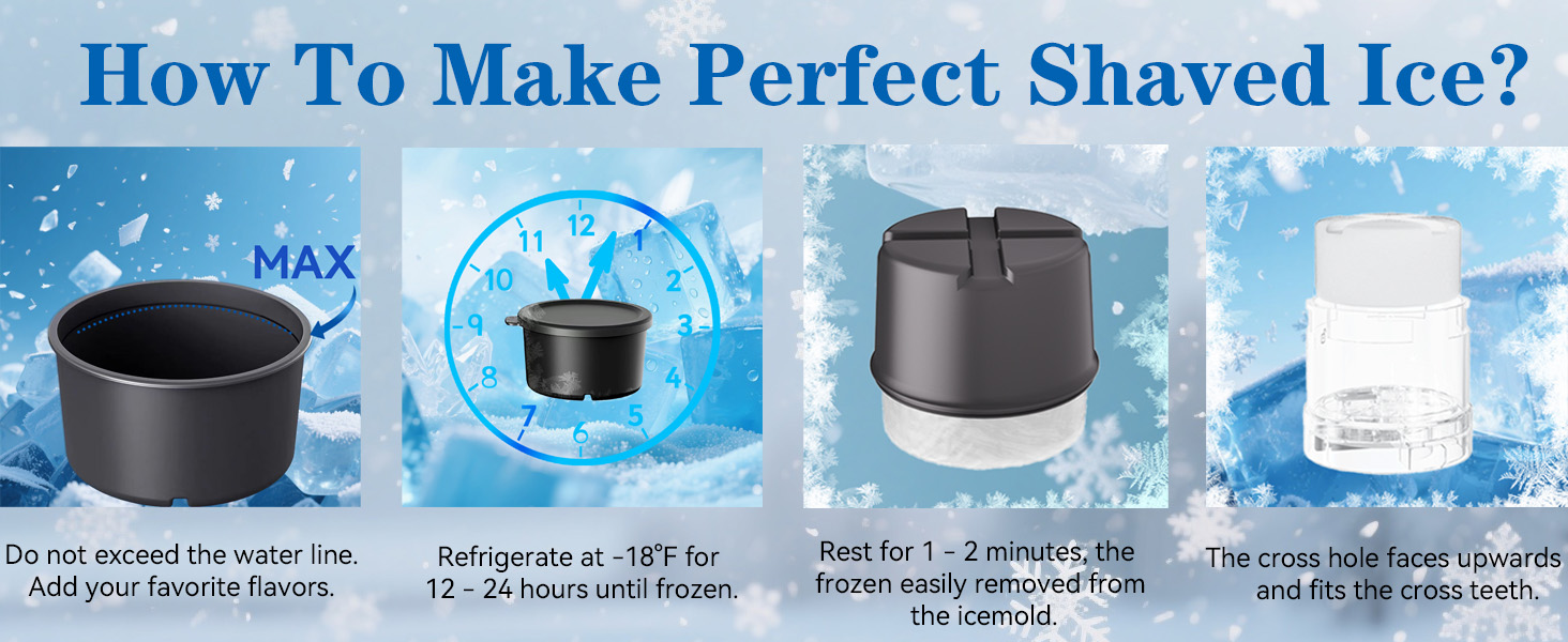 shaved ice attachment for kitchen aid