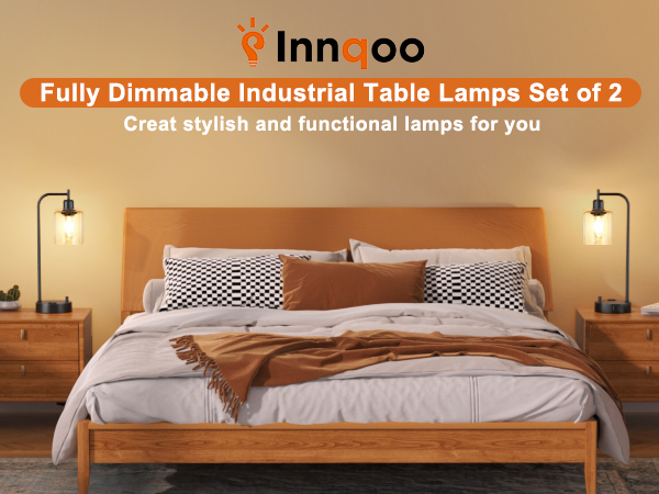 night stand lamps set 2