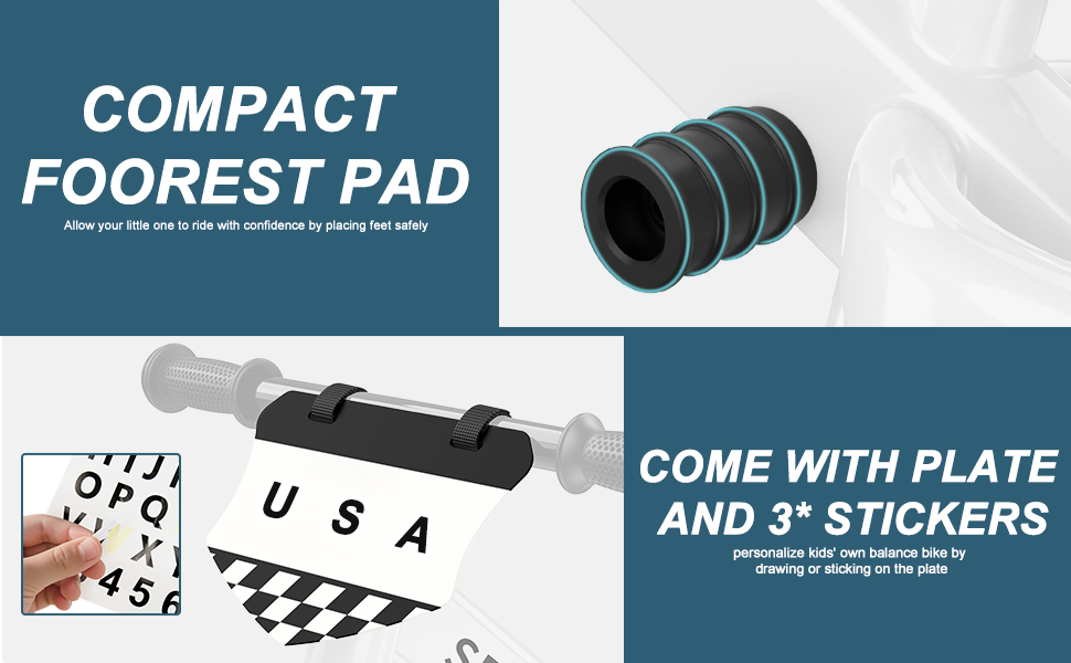 compact pootrest pad