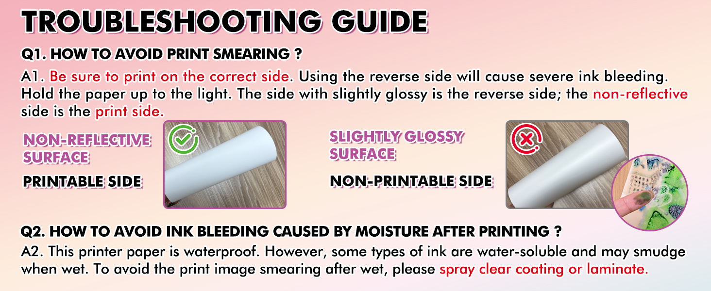 waterproof paper
